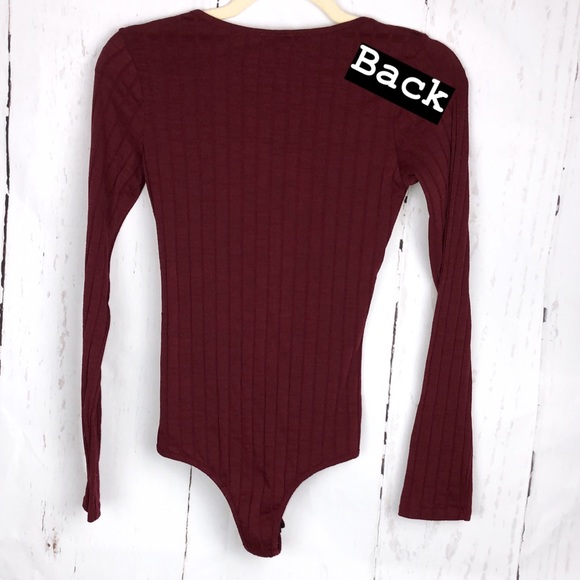 Garnet / Burgundy Leotard - Picture 2 of 2